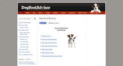 Desktop Screenshot of dogfoodadvisor.com