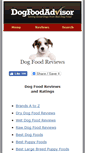 Mobile Screenshot of dogfoodadvisor.com