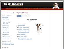 Tablet Screenshot of dogfoodadvisor.com